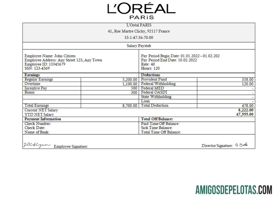 França Loreal Paris Empresa Distribuidora de Cosméticos exemplo